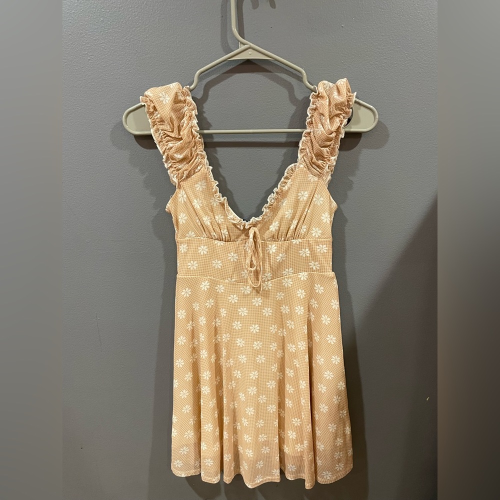 Urban Outfitters Pink Floral Mini Dress